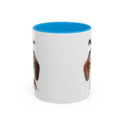 Mug Chien Teckel Personnalisé avec Prénom – Tasse Céramique Chien Mignon – Cadeau Original Amoureux des Animaux