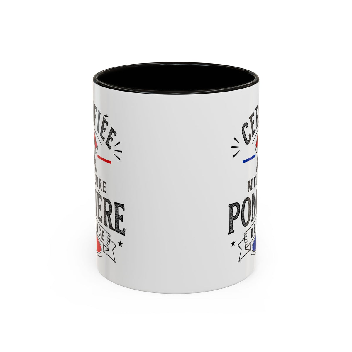 Mug Pompière Femme – Certifiée Meilleure Pompière de France – Tasse Métier – Cadeau Original Femme Pompier