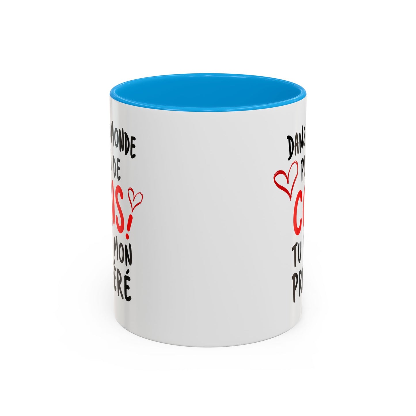 Tasse Dans Un Monde Plein de Cons Tu Es Mon Préféré – Mug Humour Couple – Cadeau Homme Femme 325ml