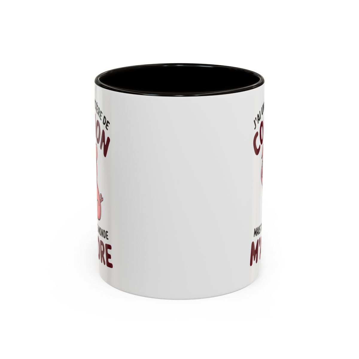 Mug J’ai un caractère de cochon – Tasse Céramique Humour Animal – Cadeau Drôle Original