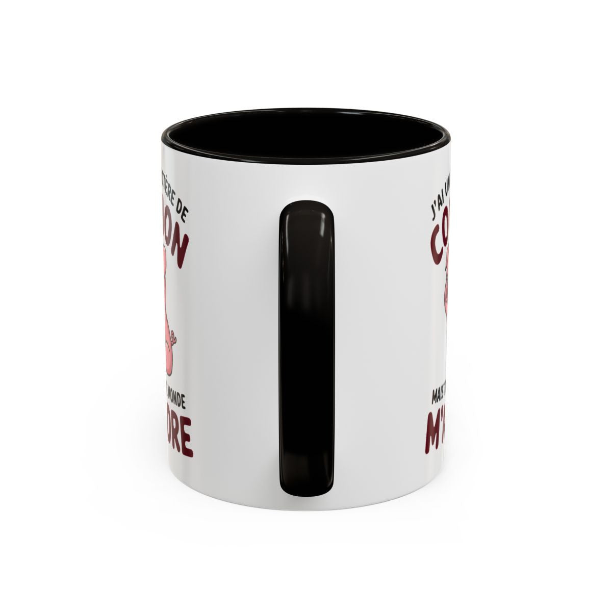 Mug J’ai un caractère de cochon – Tasse Céramique Humour Animal – Cadeau Drôle Original