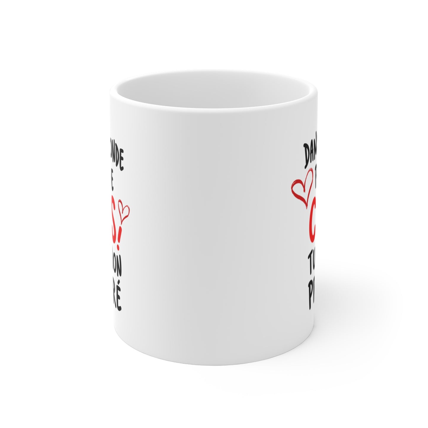 Tasse Amour Romantique – Mug Couple Déclaration d'Amour – Cadeau Saint-Valentin Homme Femme 325 ml