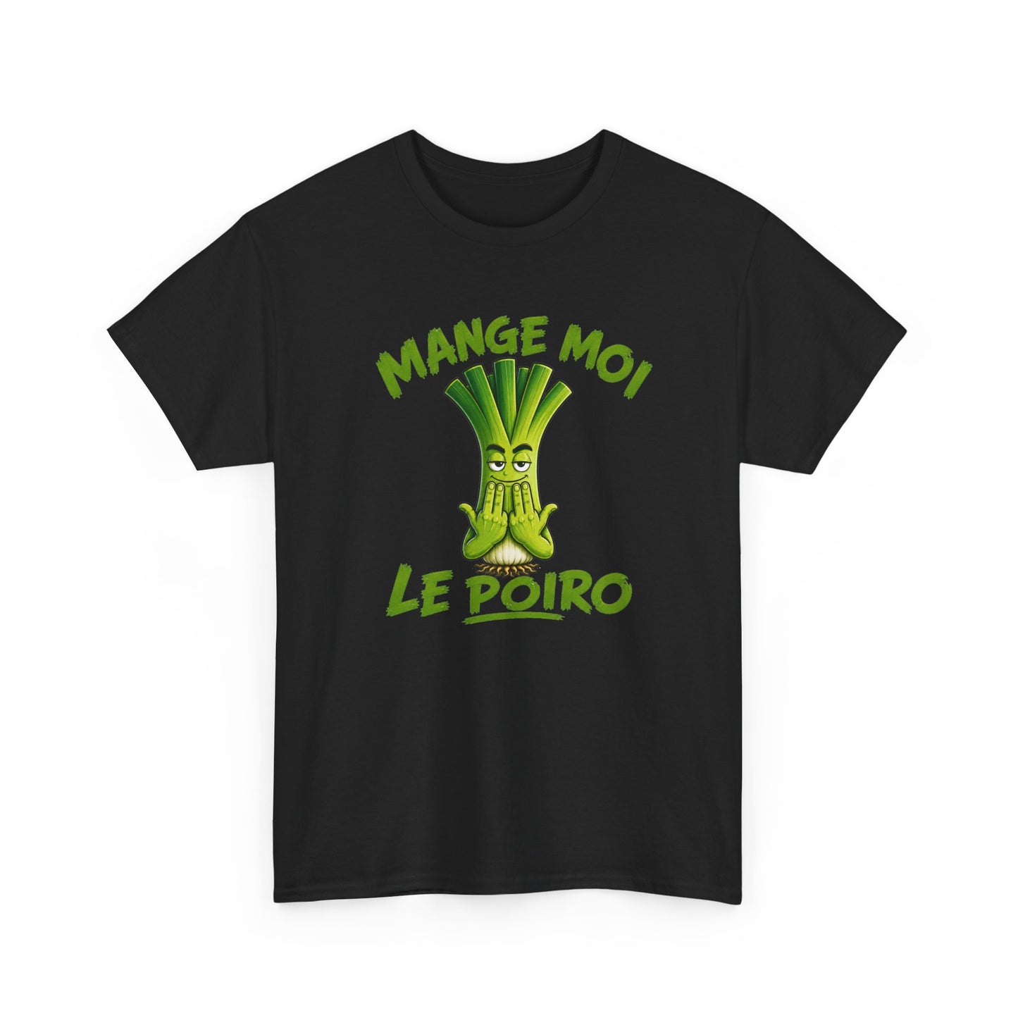 Tee Shirt Poireau JuL Humour Homme Femme – T-Shirt Drôle Légume Vert – Idée Cadeau Original