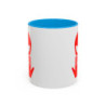 Teecustom Mug Alien Signe JUL OVNI Rouge Style Rap Français Cadeau Original et Fun