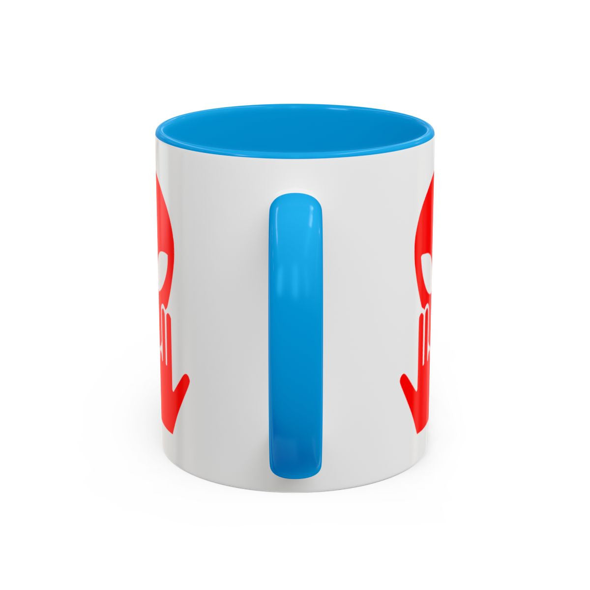 Teecustom Mug Alien Signe JUL OVNI Rouge Style Rap Français Cadeau Original et Fun