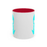 Teecustom Mug Alien Signe JUL Bleu OVNI Style Rap Français Cadeau Original et Fun