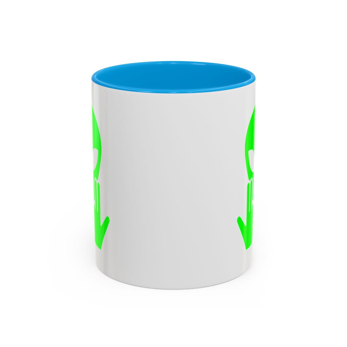 Teecustom Mug Alien Signe JUL OVNI Vert Style Rap Français Cadeau Original et Fun Noir Bleu Rouge