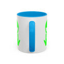 Teecustom Mug Alien Signe JUL OVNI Vert Style Rap Français Cadeau Original et Fun Noir Bleu Rouge
