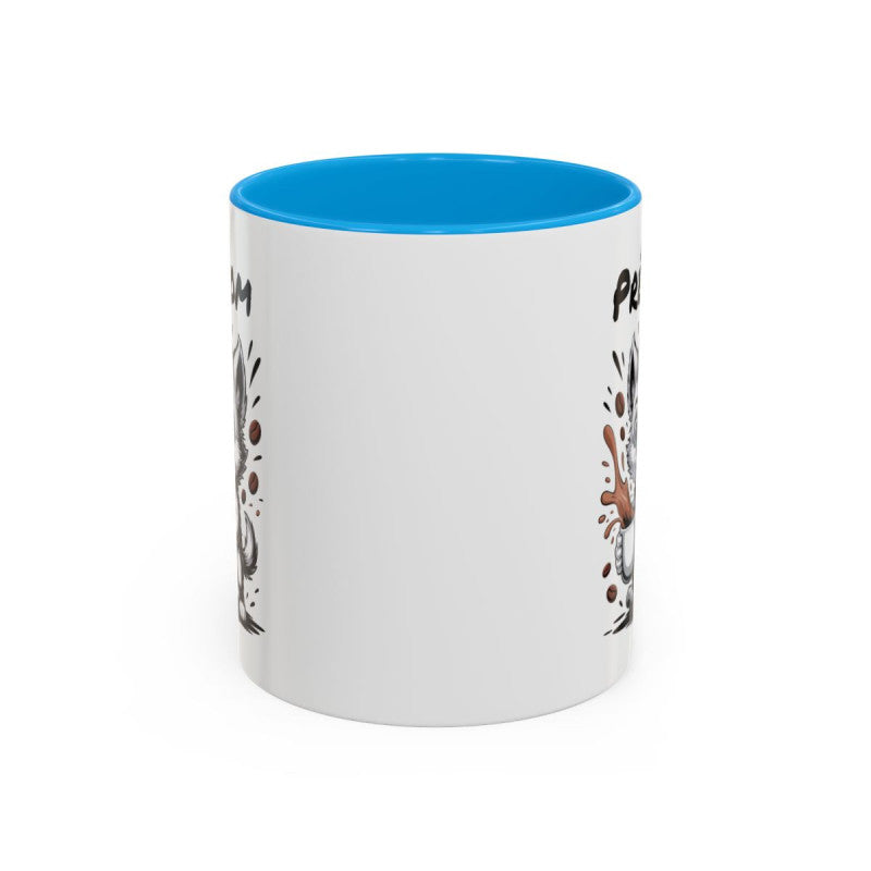 Mug Chien Mignon Amateur de Café – Tasse Personnalisable avec Prénom – Cadeau Original Humour