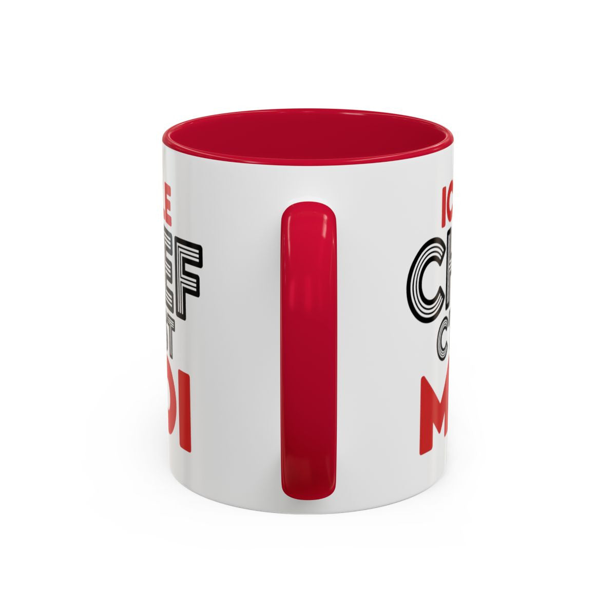 Mug “Ici le chef c’est moi” – Tasse Céramique Humour Cuisine – Cadeau Original Homme