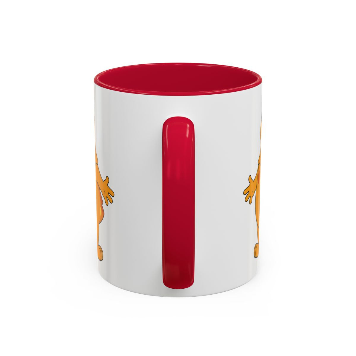 Mug Casimir 325ml – Tasse Céramique Personnage Orange– Cadeau Nostalgie Télé Noir Bleu Rouge