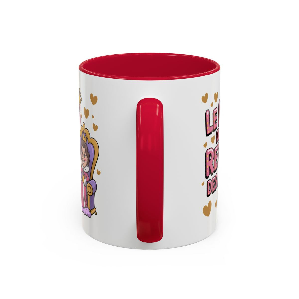 Mug “Reine des Pets” – Tasse Céramique Humour Fun Femme – Cadeau Drôle Anniversaire Collègue Amie  325 ml