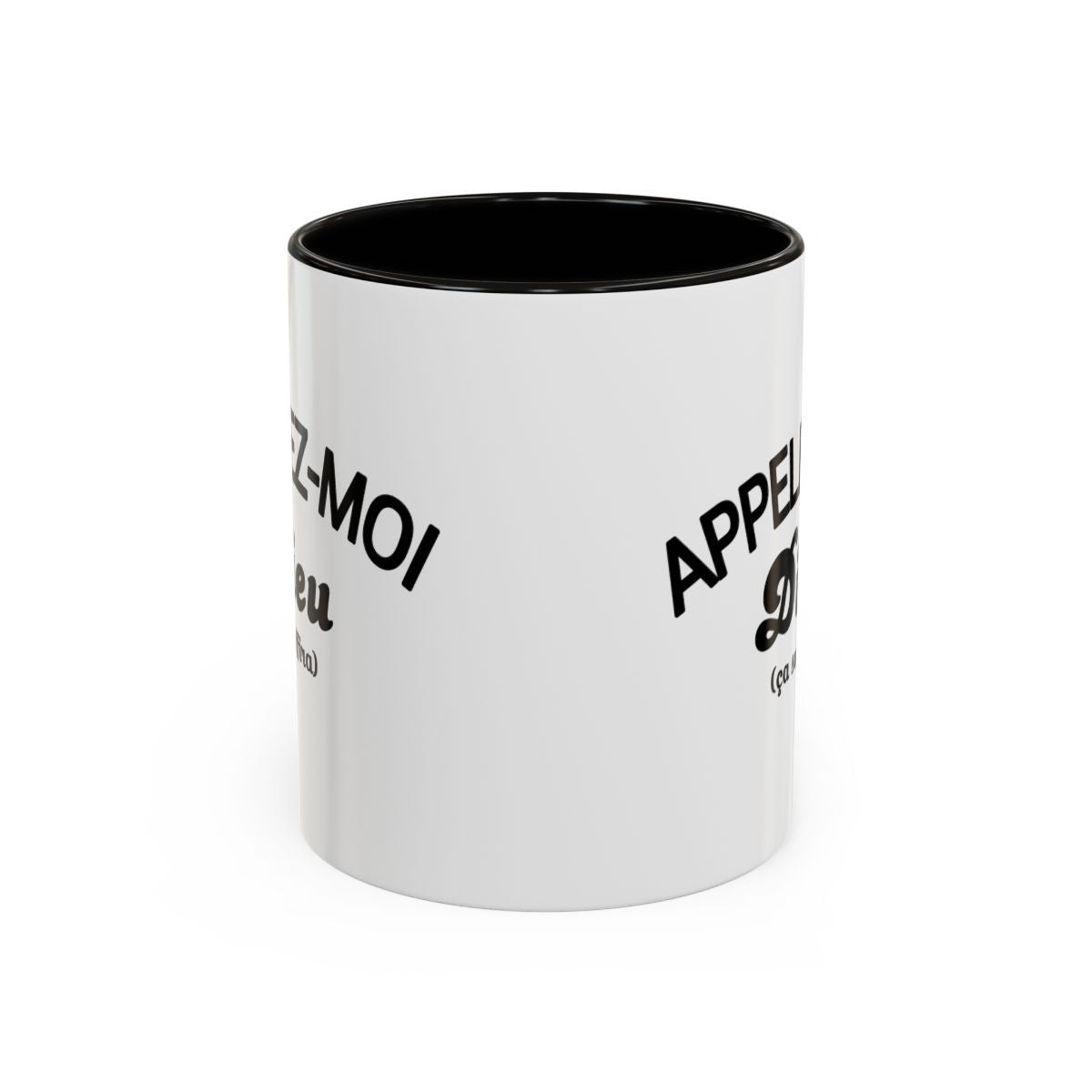 Mug “Appelez-moi Dieu ça suffira” – Tasse Céramique Humoristique – Cadeau Drôle Bureau & Maison