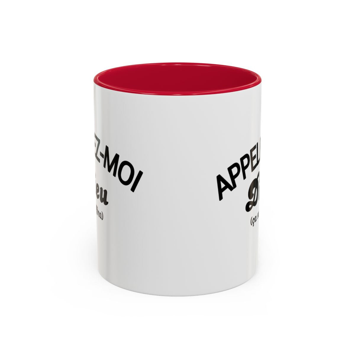 Mug “Appelez-moi Dieu ça suffira” – Tasse Céramique Humoristique – Cadeau Drôle Bureau & Maison
