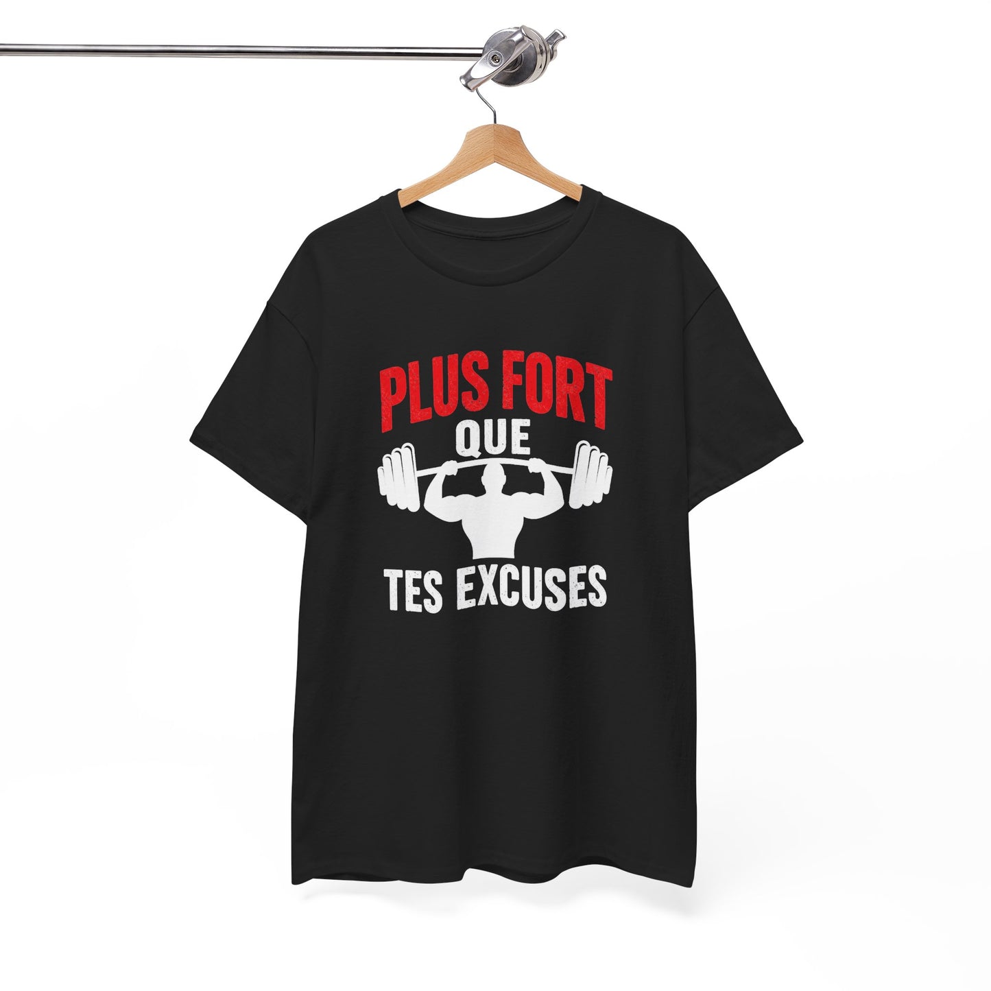 T-Shirt Musculation Homme et Femme – Fitness Motivation Sport – Entraînement Salle de Muscu – Cadeau Sportif