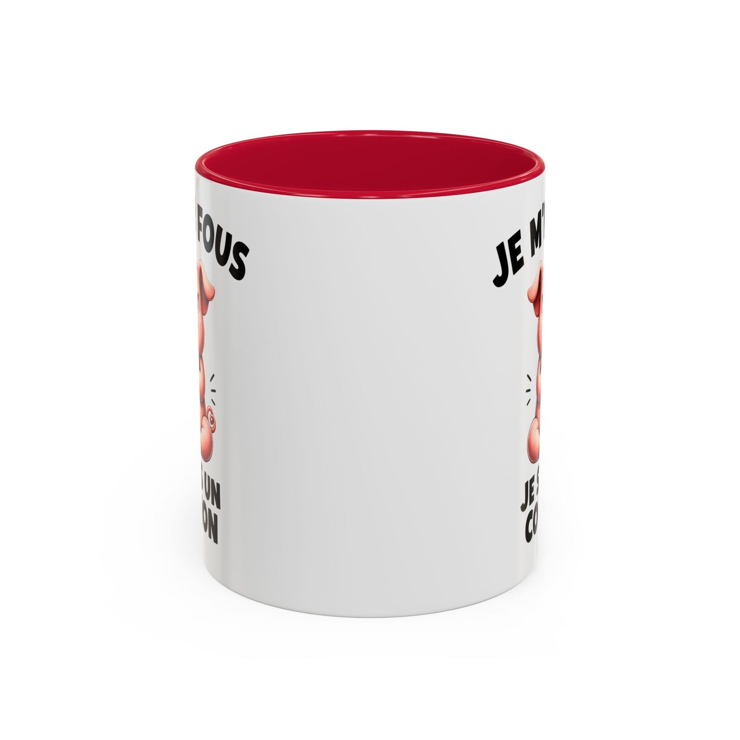 Tasse Je M’En Fous Je Suis un Cochon – Mug Cochon Humoristique – Cadeau Femme Homme Amoureux des Animaux 325ml