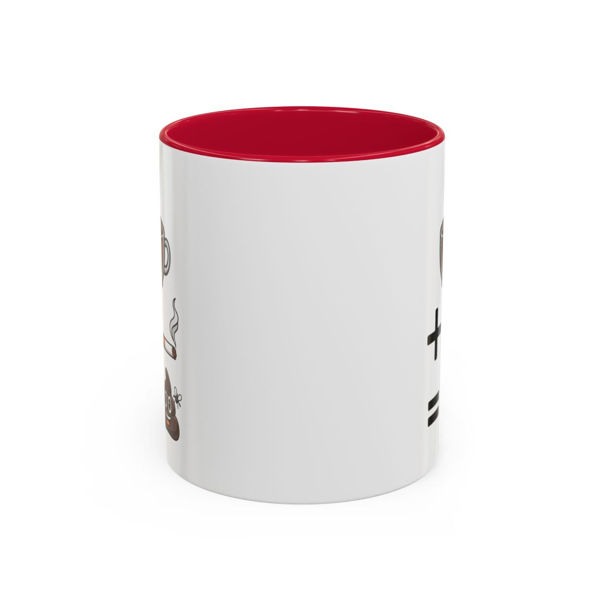 Mug “Café + Cigarette ” – Tasse Céramique Humour Noir – Cadeau Fun Café Fumeur – Micro-ondes & Lave-Vaisselle – 325 ml
