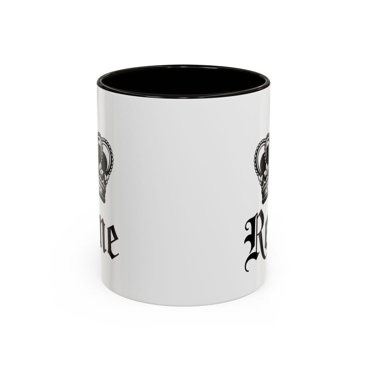 Tasse Reine avec Couronne – Mug Femme Élégant et Royal – Cadeau Reine du Quotidien – Noir Bleu Rouge – 325 ml