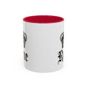Tasse Reine avec Couronne – Mug Femme Élégant et Royal – Cadeau Reine du Quotidien – Noir Bleu Rouge – 325 ml