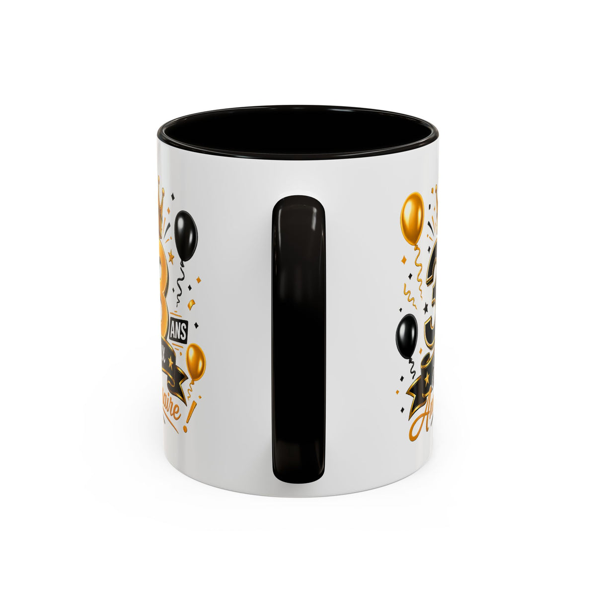Mug Joyeux 33 Ans – Tasse Anniversaire 33 Ans – Cadeau Original pour Femme Homme – Idée Cadeau 33e Anniversaire Noir Bleu Rouge
