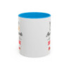 Mug Personnalisable Aide-Soignante Au Top – Tasse Prénom Noir Bleu Rouge – Cadeau Métier Santé