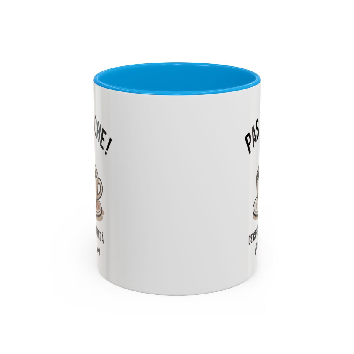 Tasse Personnalisable Pas Touche Ce Café Appartient à – Mug Café Humoristique avec Prénom