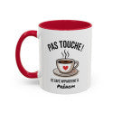 Tasse Personnalisable Pas Touche Ce Café Appartient à – Mug Café Humoristique avec Prénom