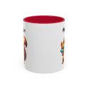 Tasse Personnalisable Écureuil Dab Cartoon – Mug Animal Drôle – Cadeau Original Enfant ou Adulte – Céramique 325ml
