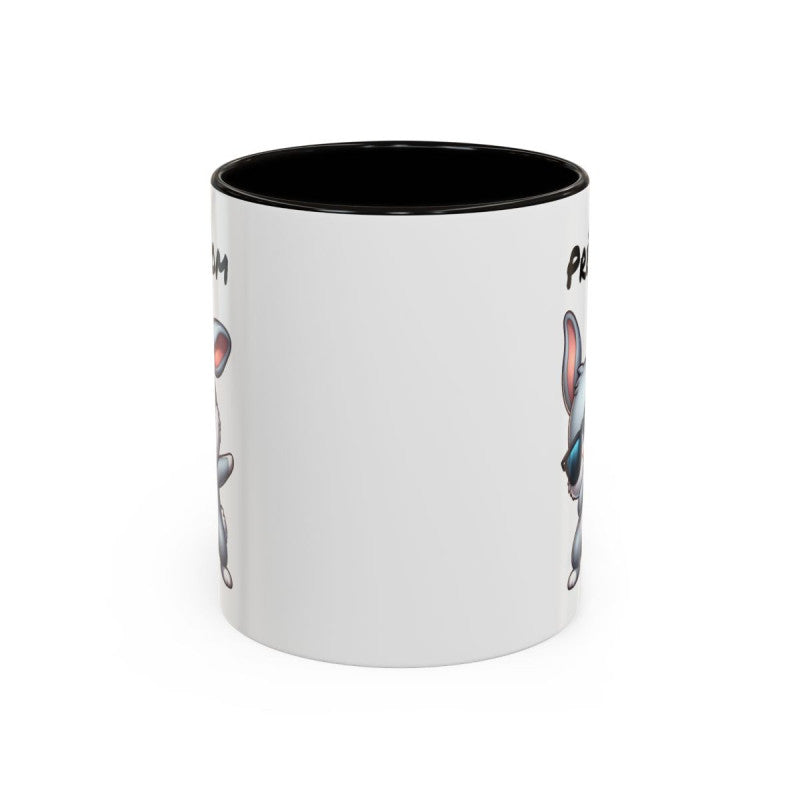 Tasse Personnalisable Lapin Dab Cartoon – Mug Animal Drôle – Cadeau Original Enfant ou Adulte