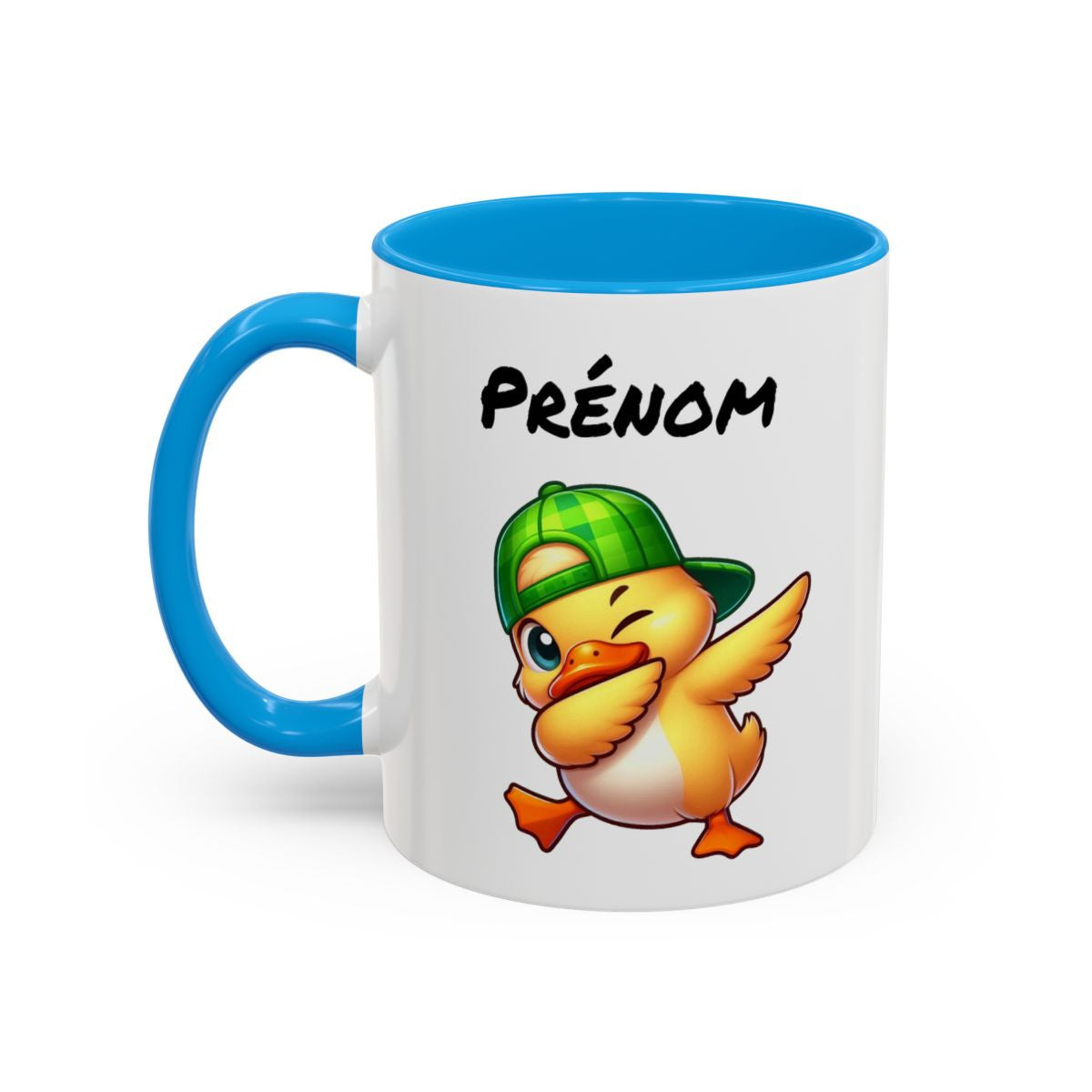 Tasse Personnalisable Canard Dab – Mug Animal Drôle – Cadeau Fun Enfant ou Adulte – Céramique 325ml