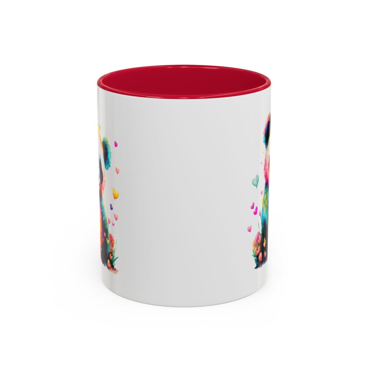 Tasse Panda Aquarelle Multicolore – Mug Animal Mignon – Cadeau Nature Artistique – Céramique 325ml