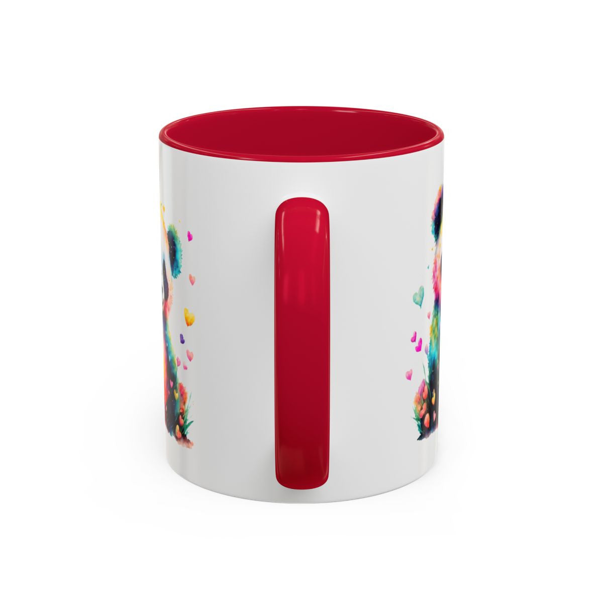 Tasse Panda Aquarelle Multicolore – Mug Animal Mignon – Cadeau Nature Artistique – Céramique 325ml
