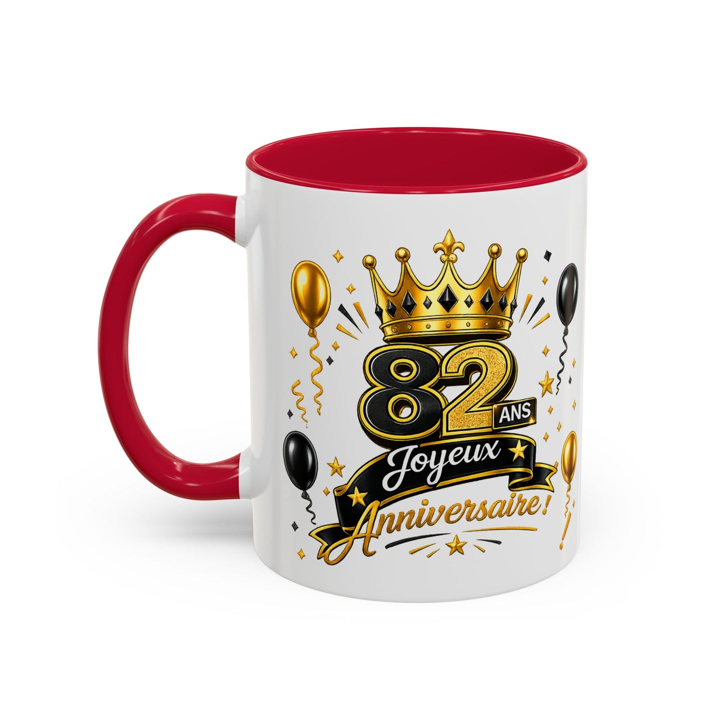 Mug Joyeux 82 Ans – Tasse Anniversaire 82 Ans – Cadeau Original pour Femme Homme – Idée Cadeau 82e Anniversaire