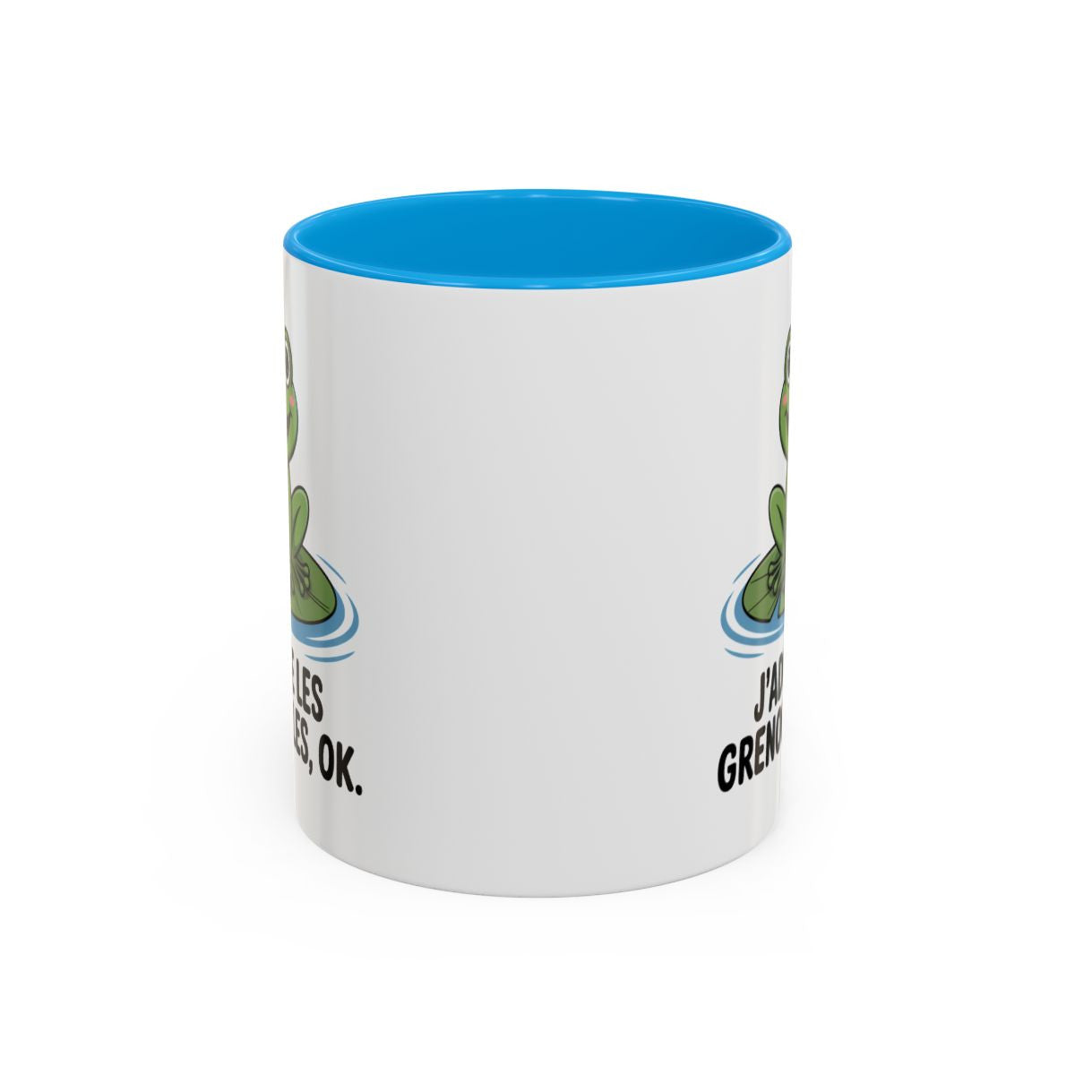 Tasse Grenouille Humour – J’adore les Grenouilles, Ok. – Mug Animal Drôle – Céramique 325ml