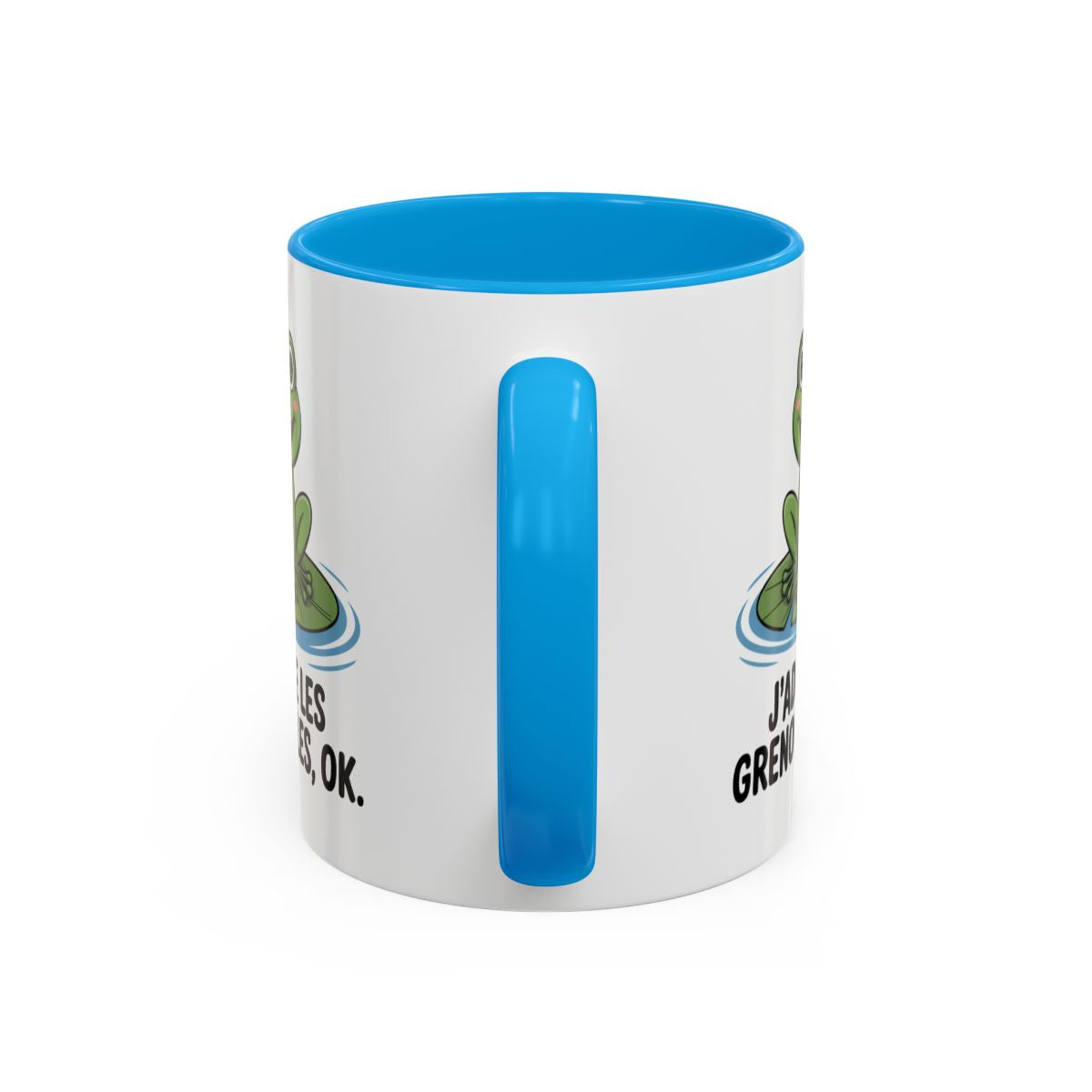 Tasse Grenouille Humour – J’adore les Grenouilles, Ok. – Mug Animal Drôle – Céramique 325ml
