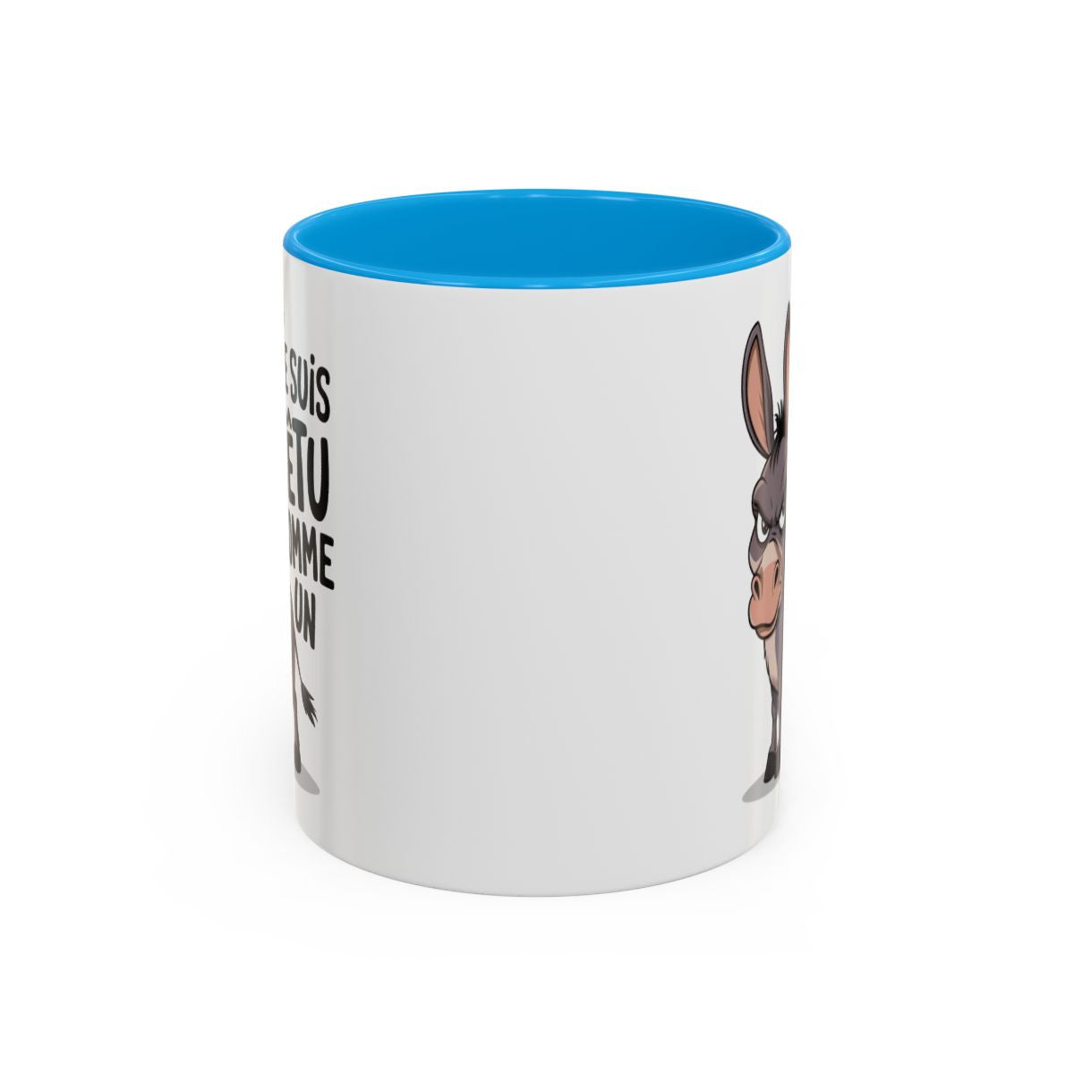 Tasse Âne Humoristique – Mug Animal Têtu Drôle – Cadeau Original Humour – Céramique 325ml