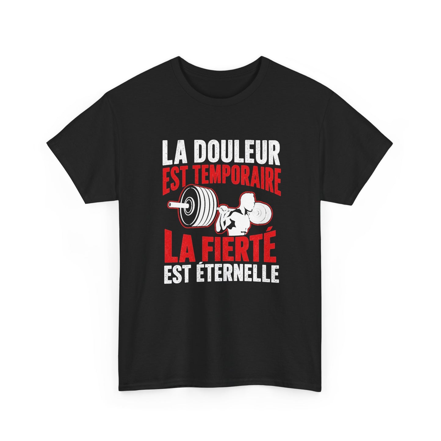 T-Shirt Musculation Homme et Femme – Fitness Muscu Haltérophilie – Sport Entraînement Motivation – Cadeau Sportif