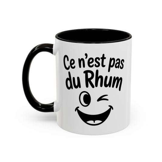 Mug Humour Ce n’est pas du Rhum – Tasse Drôle Texte – Cadeau Humoristique – Céramique 325 ml