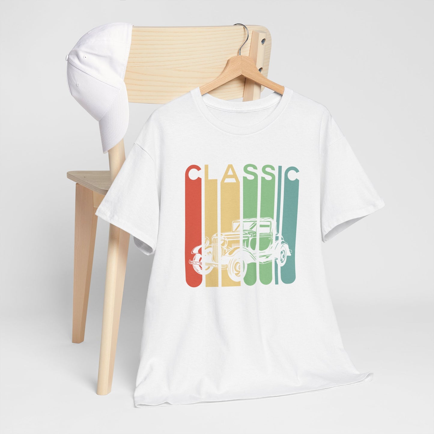 T-Shirt Voiture Vintage Homme et Femme – Automobile Ancienne Classic Rétro – Cadeau Passionné Auto Collectionneur – Style Vintage