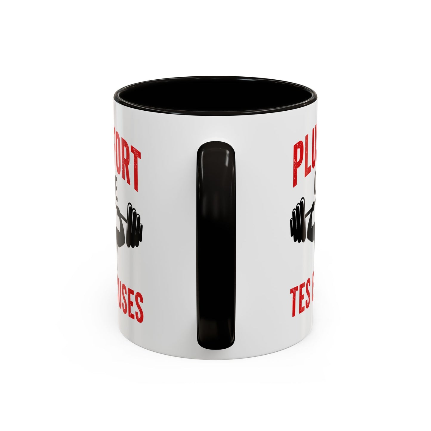 Mug Musculation Fitness – Tasse Sportive Bodybuilding – Cadeau Original Homme et Femme, Motivation Entraînement Noir Bleu Rouge