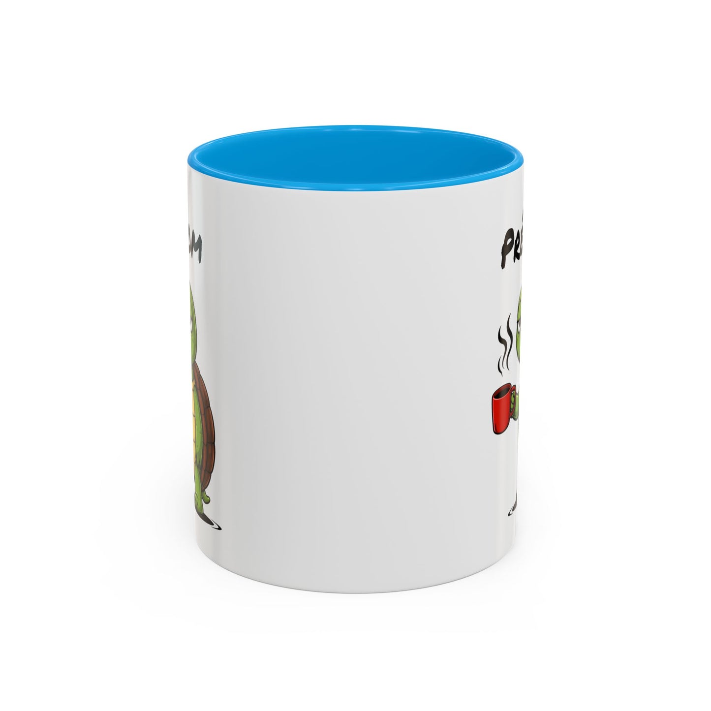 Mug Tortue Fatiguée Personnalisable 325ml – Tasse Café Humour Animal Mignon Drôle Réveil Difficile
