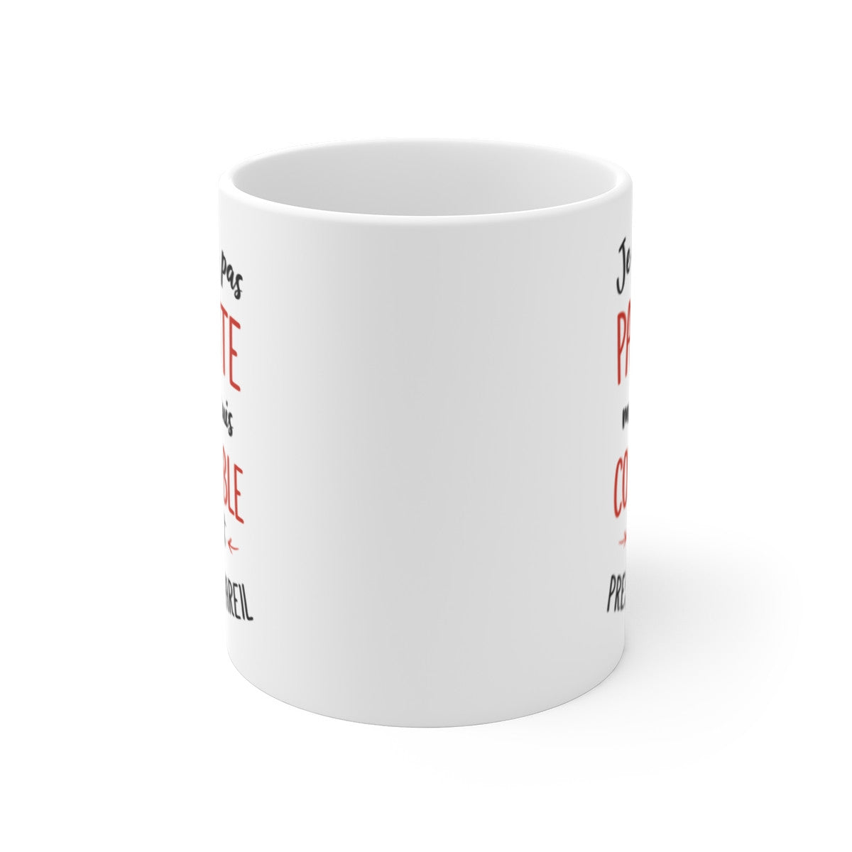 Mug comptable humour – Je ne suis pas parfaite mais comptable – Tasse citation métier – Cadeau original collègue bureau