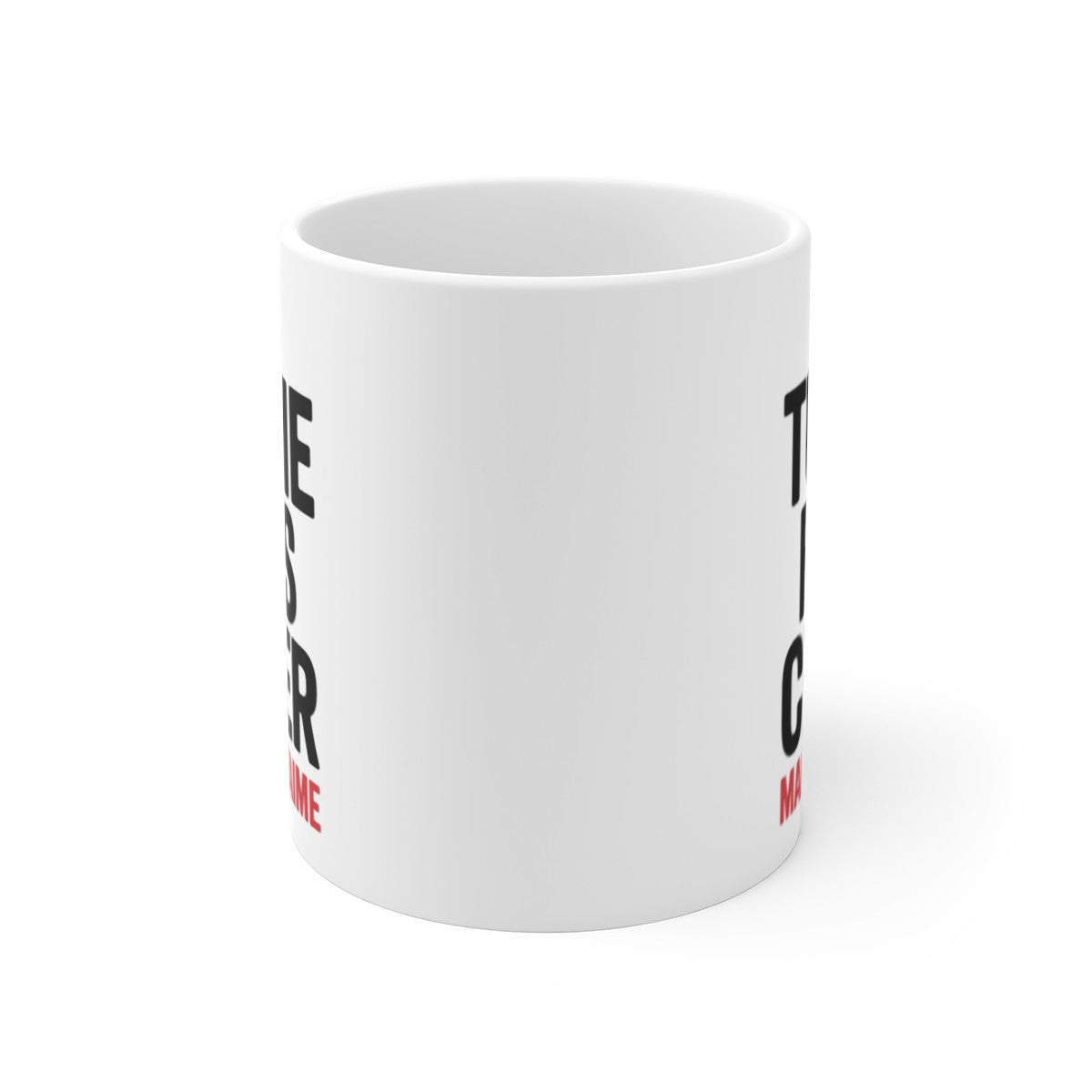 Mug humour amour – Tu me fais chier mais je t’aime – Tasse citation couple – Cadeau original romantique