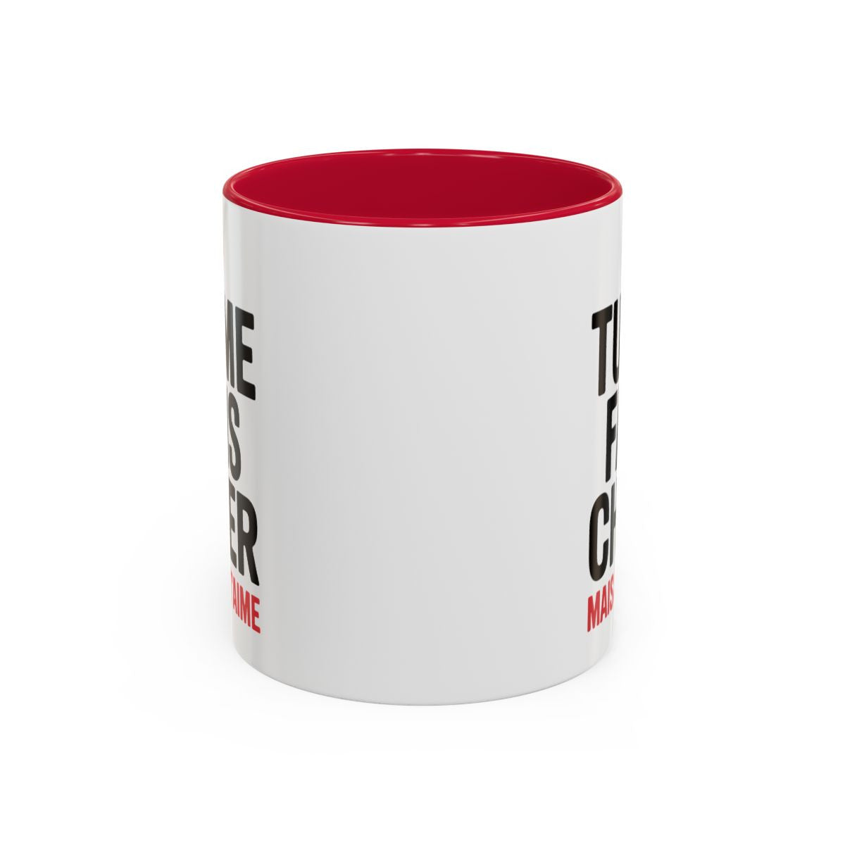 Tasse Humour Amour Tu Me Fais Chier Mais Je T’Aime – Mug Phrase Drôle Couple – Cadeau Amoureux 325ml