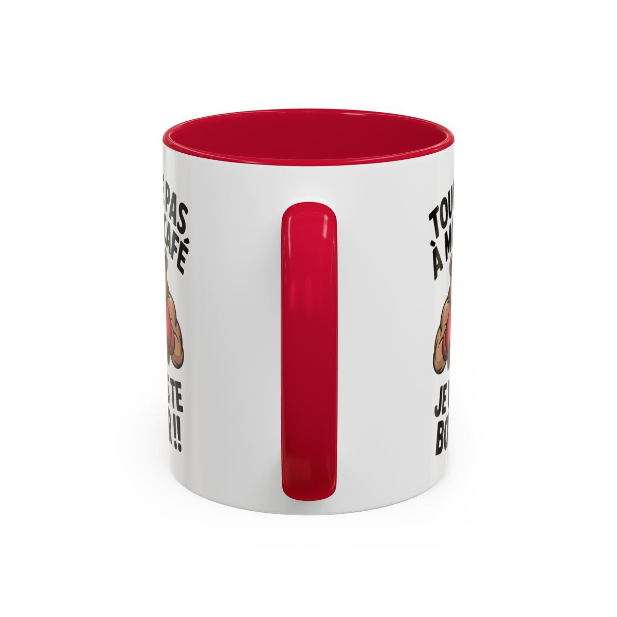 Tasse Humour Café Touche Pas À Mon Café Ou Je Vais Te Boxer – Mug Drôle Matinal – Cadeau Original 325ml