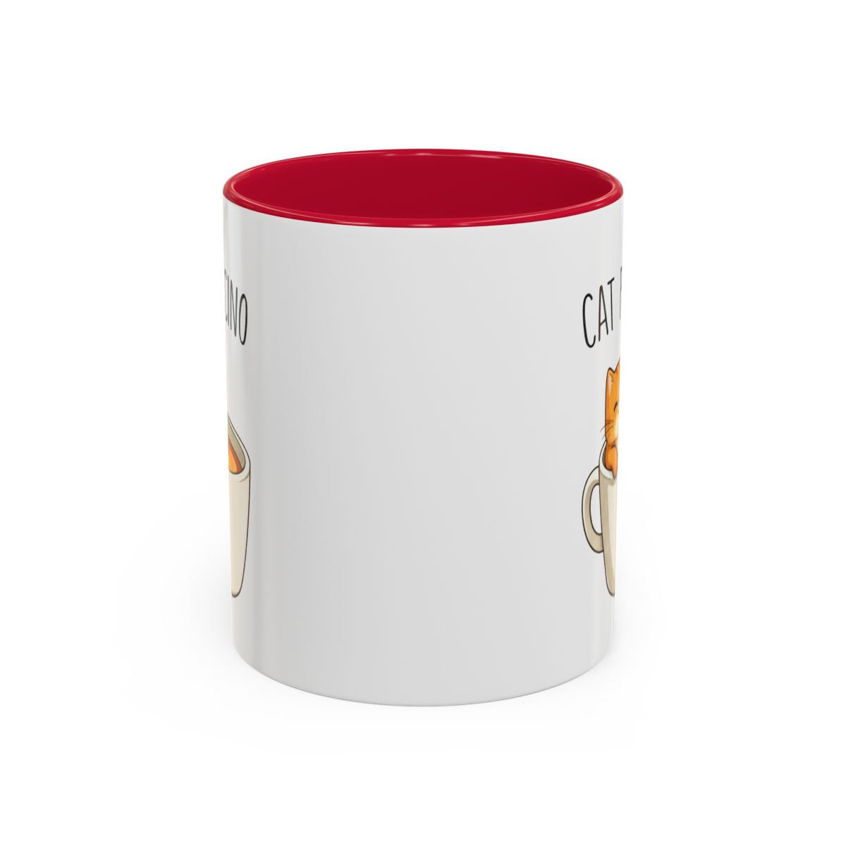 Tasse Chat et Café Cat Puccino – Mug Chat Kawaii Amoureux du Café – Cadeau Mignon et Drôle 325ml