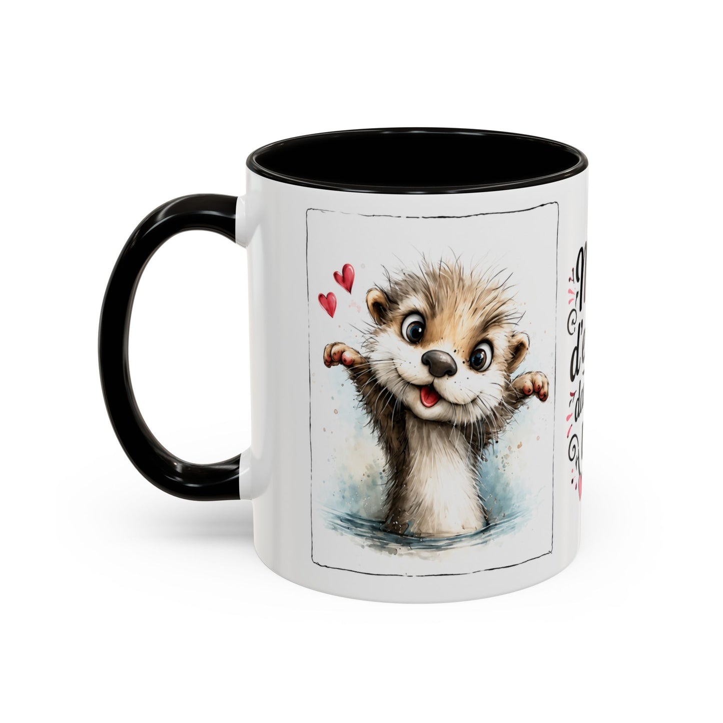 Tasse Merci D’Exister Dans Ma Vie – Mug Loutre Adorable – Cadeau Amour Amitié Homme Femme 325ml
