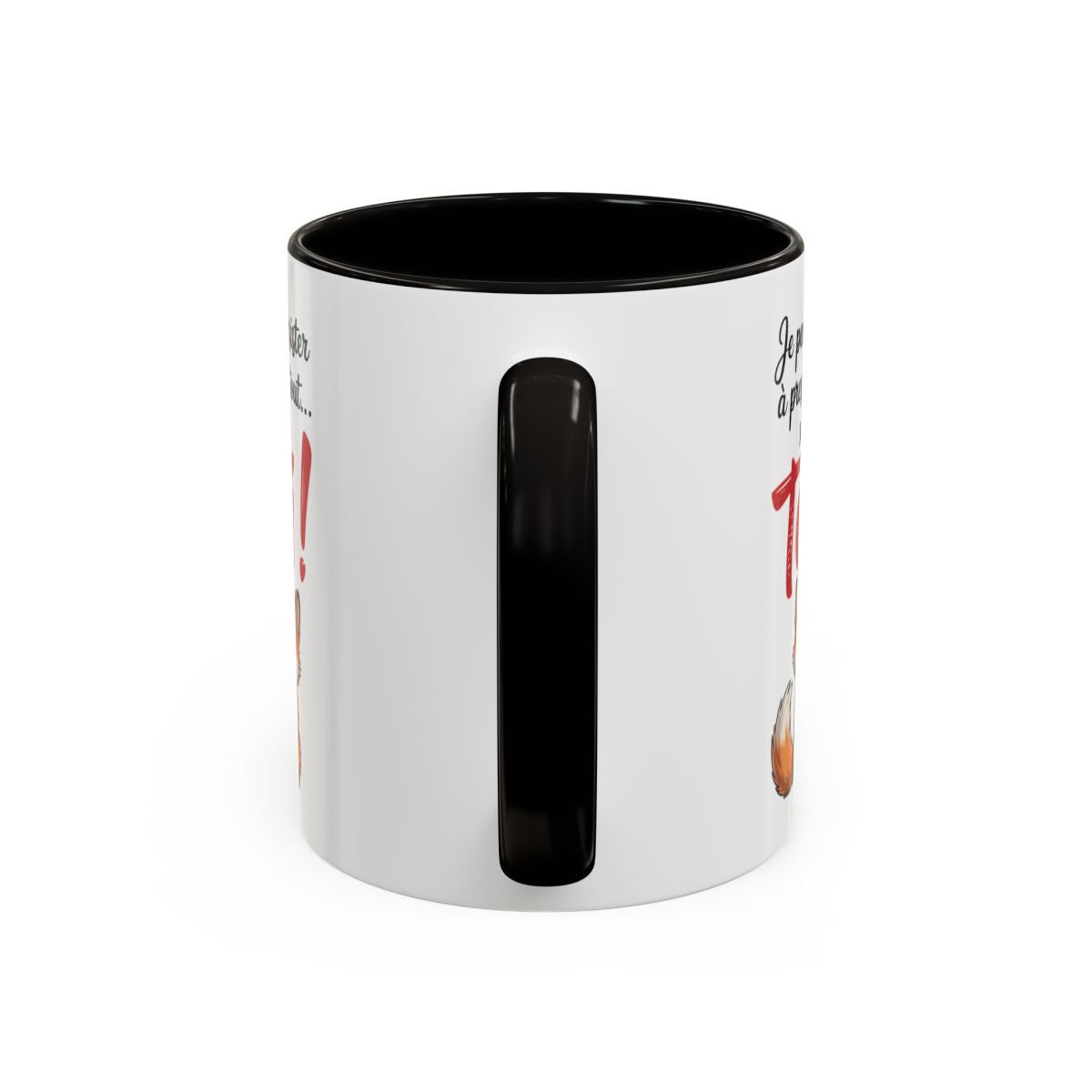 Tasse Humour Toi ! avec Renard Adorable – Mug Message Taquin et Mignon – Cadeau Original 325ml