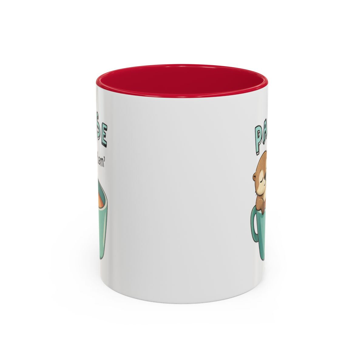 Tasse Humour Pause Flem’ – Mug Loutre Adorable Relax – Cadeau Original Amoureux du Café 325ml