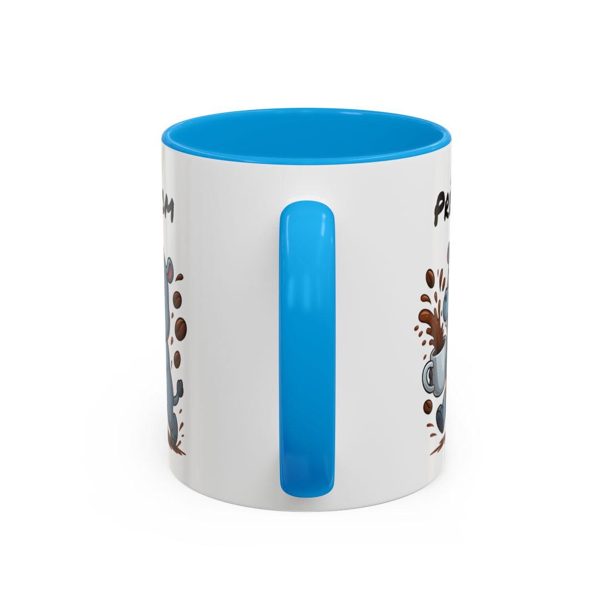 Tasse Hippopotame Personnalisable avec Café – Mug Animal Amusant et Dynamique – Cadeau Humour Matin Énergie 325ml